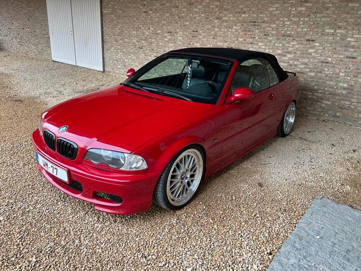 BMW E46 325ci cabrio Imola Red, Auto's, BMW, Particulier, 3 Reeks, ABS, Airbags, Airconditioning, Apple Carplay, Bluetooth, Cruise Control