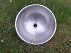 Lavabo aluminium, rond. Diameter 40cm, Huis en Inrichting, Ophalen, Zo goed als nieuw