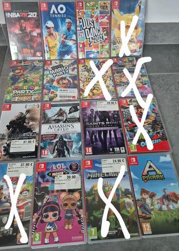 Switch games en accessoires  beschikbaar voor biedingen
