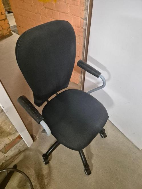 Bureaustoel, Huis en Inrichting, Bureaustoelen, Gebruikt, Bureaustoel, Zwart, Ergonomisch, Ophalen