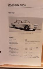 Datsun 1800 technische fiche, Boeken, Ophalen of Verzenden, Zo goed als nieuw