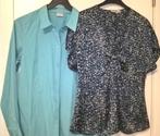 Mooie set bloes Esprit & Russo Conti - maat 42., Kleding | Dames, Blauw, Maat 42/44 (L), Ophalen of Verzenden, Zo goed als nieuw