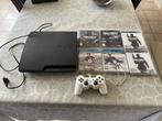 Playstation 3+ controller + 6 spellen, Ophalen of Verzenden, Gebruikt