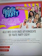 1 Ticket foute party ., Juni