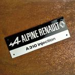 Emaille Schild REANAULT ALPINE 310 Dealer Reclamebord Plaque, Verzenden, Gebruikt, Reclamebord