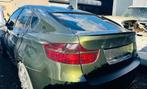 BATJE: BMW X6 M Perform. 4.4 V8 benz, nieuw kaki/zwart kleur, Auto's, BMW, Automaat, Beige, 2265 kg, Particulier