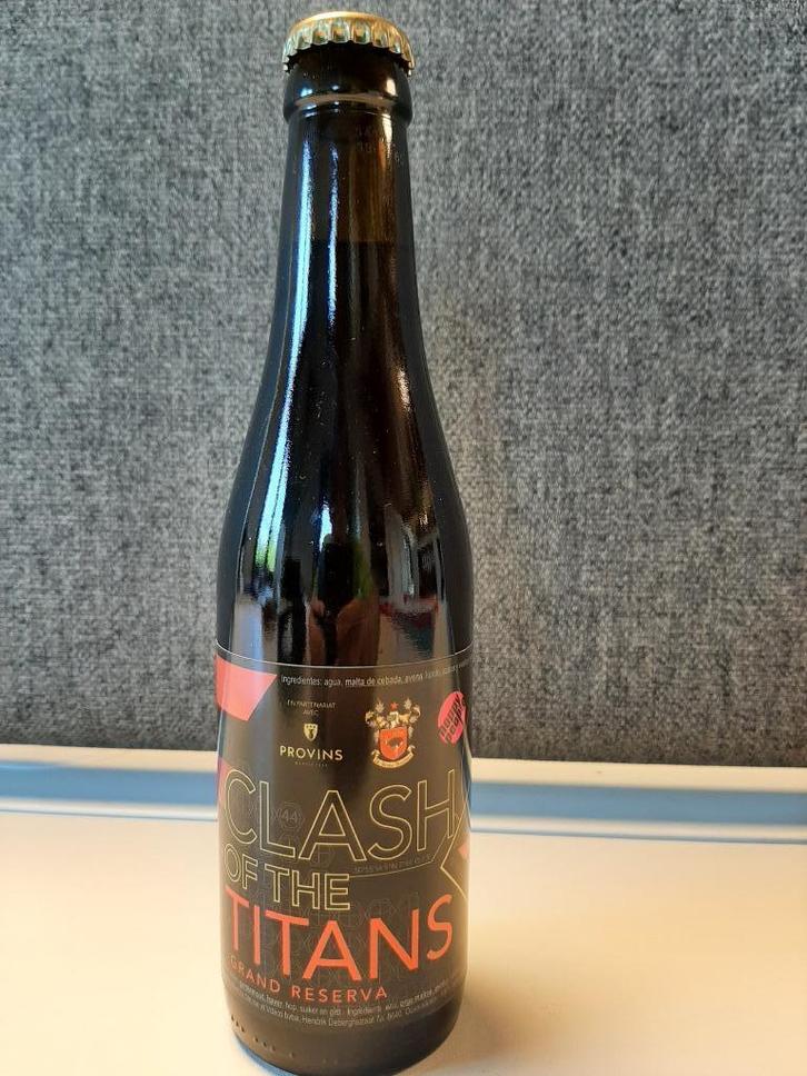 struise brouwers -clash of the titans - grand reserva - 2018, Verzamelen, Biermerken, Nieuw, Flesje(s), Overige merken, Ophalen