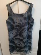 Zwart met grijs gevlekt chic kleedje, maat 40, Kleding | Dames, Jurken, Ophalen, Maat 38/40 (M), Zwart