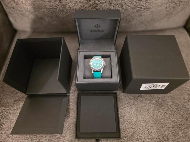 Te koop nieuwe Zodiac Super Sea Wolf ZO9305 automatic 40mm, Handtassen en Accessoires, Horloges | Heren, Nieuw, Polshorloge, Staal