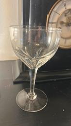11 verres (cristal taillé “pétales”, , ~16,5 cm H  9 cm, Antiek en Kunst, Antiek | Glaswerk en Kristal, Ophalen