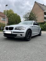 BMW serie 1 2008, Auto's, Zwart, Particulier, Euro 4, Zilver of Grijs