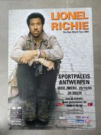 Poster Lionel Richie in Sportpaleis Antwerpen 2004, Ophalen of Verzenden, Zo goed als nieuw