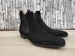 Giorgio laarsjes zwart suede voor heren - Maat 41,5, Kleding | Heren, Verzenden, Zwart, Gedragen, Boots