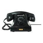 Vintage Zwarte Kiesschijf Telefoon Bakeliet PTT Ericsson Typ, Telecommunicatie, Vaste telefoons | Niet Draadloos, Ophalen of Verzenden