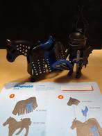 playmobil zwarte ridder op paard, Ophalen, Zo goed als nieuw, Los Playmobil