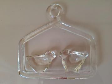 Kosta Boda Glass Sun Catcher Two Birds beschikbaar voor biedingen