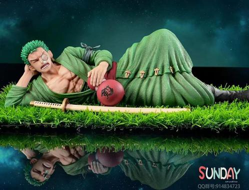 Roronoa Zoro Sunday Studio eendelige harsfiguur, Verzamelen, Beelden en Beeldjes, Ophalen of Verzenden