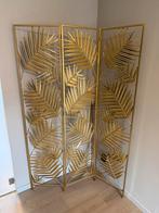 Kamerscherm goudkleur, Huis en Inrichting, Woonaccessoires | Kamerschermen, Ophalen, Zo goed als nieuw
