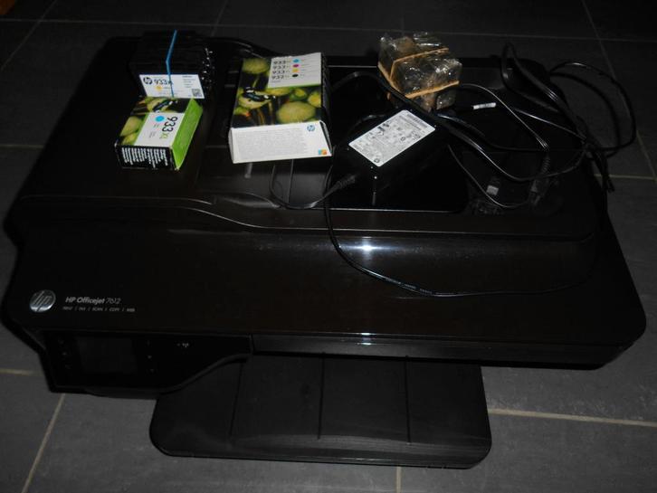 HP Officejet 7612 (A3/A4) Print/Fax/Scan/Copy/Web, Computers en Software, Printers, Faxen, Kleur printen, Kopieren, Scannen, Draadloos