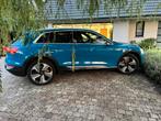 Audi e-tron 55 Quattro advanced., Auto's, Automaat, Blauw, Elektrisch, Vierwielaandrijving
