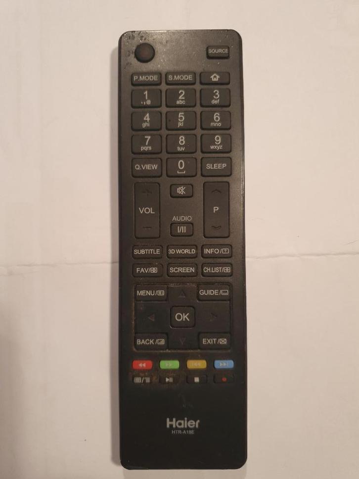 Haier universele TV afstandsbediening, Audio, Tv en Foto, Afstandsbedieningen, Gebruikt, Universeel, Tv, Ophalen of Verzenden