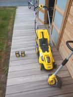 Accu grasmaaier en trimmer., Ophalen, Zo goed als nieuw