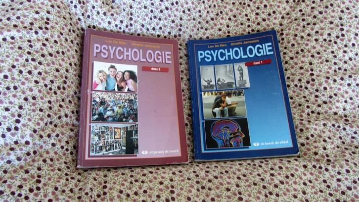 psychologie deel 1 en 2  luc de man Ginette Janssens, Boeken, Psychologie, Gelezen, Ophalen of Verzenden
