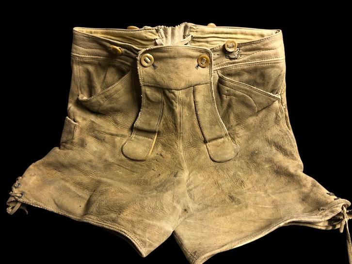 Pre-war/WW2 Hitlerjugend lederhose, Collections, Objets militaires | Seconde Guerre mondiale, Enlèvement ou Envoi