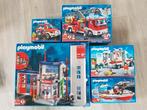 Playmobil (brandweerkazerne, paardenvrachtwagen, ...,), Ophalen, Zo goed als nieuw, Complete set