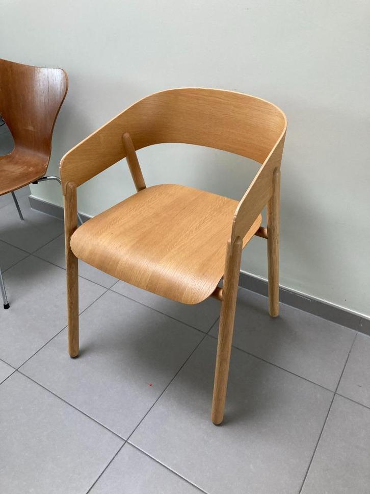 Punt MAVA chair OAK, Huis en Inrichting, Stoelen, Gebruikt, Eén, Hout, Bruin, Ophalen