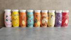 9 lege flesjes pokemon danone actimel, Ophalen of Verzenden, Gebruikt