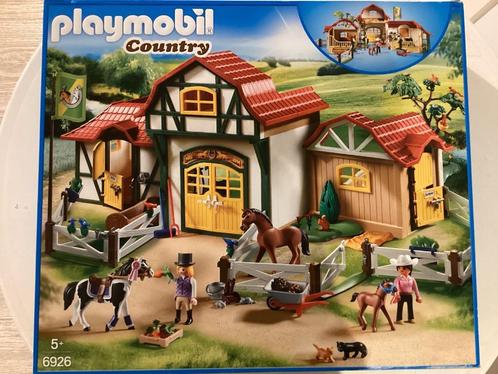 Playmobil country paardrijclub 6926 + stal Sparky 6935, Enfants & Bébés, Jouets | Playmobil, Utilisé, Ensemble complet, Enlèvement