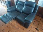 Salon cuir 3+2 relax, Maison & Meubles, Enlèvement, Utilisé, Cuir