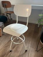 Stoel of bureaustoel, Huis en Inrichting, Stoelen, Ophalen, Zo goed als nieuw, Wit
