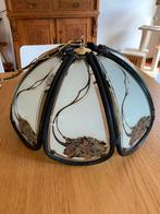 Vintage Hanglamp Tiffany stijl, Ophalen, Zo goed als nieuw, Glas