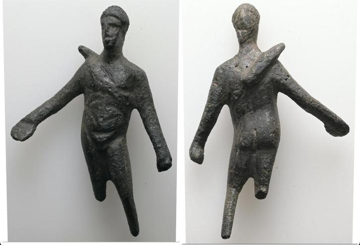 Romeinse oudheid - Apollo, Antiek en Kunst, Antiek | Brons en Koper, Brons, Ophalen of Verzenden