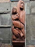 Eiken beeld op te hangen Rosier Rutgert 1971, Antiek en Kunst, Ophalen