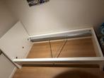 IKEA MALM wit bed 90x200 - alleen structuur - perfecte staat, Huis en Inrichting, Slaapkamer | Bedden, Ophalen, 100 cm, Wit, Zo goed als nieuw