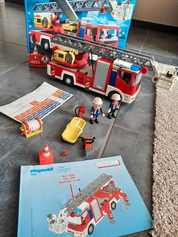 Playmobil set 4820 grote brandweerwagen