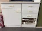 2 kasten (ladekast + kast lade en deur), Huis en Inrichting, Kasten | Ladekasten, Ophalen, Gebruikt, 5 laden of meer, 50 tot 100 cm
