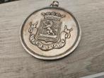 Zeldzame zilveren penning medaille stad Nieuwpoort 1879, Postzegels en Munten, Penningen en Medailles, Verzenden