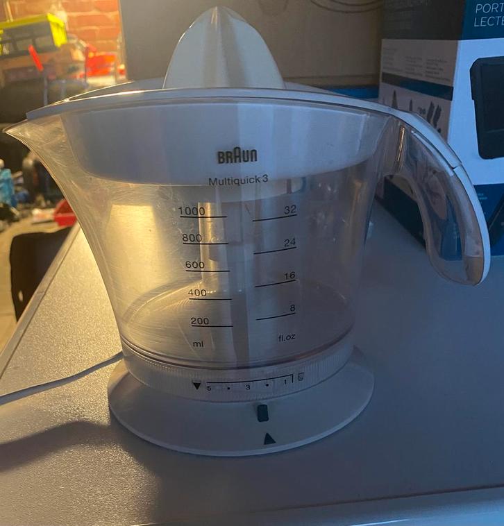 Presse-agrumes électrique Braun Multiquick 3, Electroménager, Mélangeurs de cuisine, Comme neuf, Enlèvement
