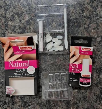 🎁 Faux ongles + colle, vernis à ongles incolore, noir... beschikbaar voor biedingen