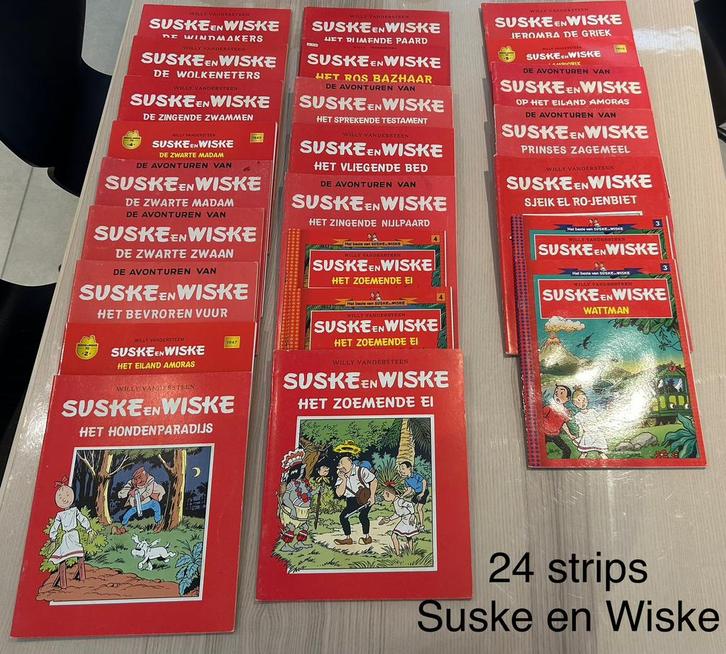 Bundel met 24 strips van Suske en Wiske, Boeken, Stripverhalen, Ophalen of Verzenden
