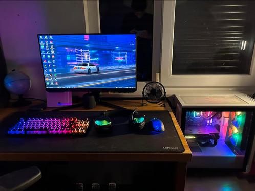 Setup gamer complet + Pc + Volant, Consoles de jeu & Jeux vidéo, Jeux | PC, Comme neuf, Enlèvement