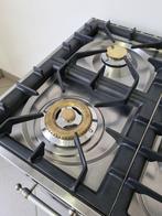 🍀Luxe Fornuis Boretti 90 cm antraciet 5 pits 1 grote oven, Elektronische apparatuur, 60 cm of meer, 5 kookzones of meer, Vrijstaand