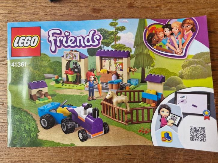 Lego friends Mia's veulenstal 41361, Kinderen en Baby's, Speelgoed | Duplo en Lego, Zo goed als nieuw, Lego, Complete set, Ophalen of Verzenden