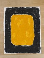 Bram Bogart - Grote Aquagravure - Geel en Zwart, Antiek en Kunst, Ophalen