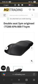 Sym duo zadel nieuw, Fietsen en Brommers, Ophalen, SYM