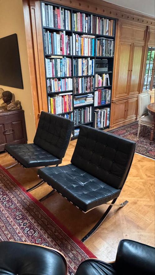 Vintage Barcelona chair 2 x prijs per stuk, Huis en Inrichting, Zetels | Zetels en Chaises Longues, Gebruikt, Ophalen
